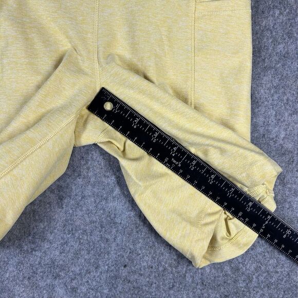 CALIA Biker Shorts Women's Small LustraLux Calming High Rise Pocket Yellow - Picture 5 of 8